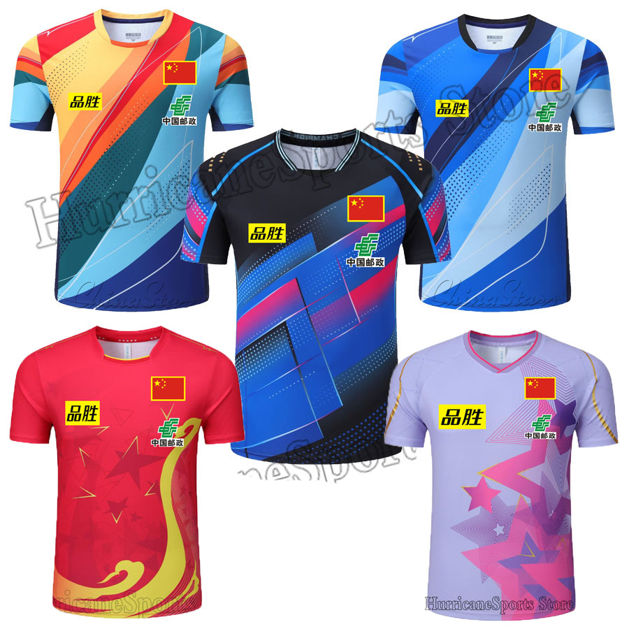 Table Tennis Kit - Neue Männer Frauen Team Tischtennis Shirts