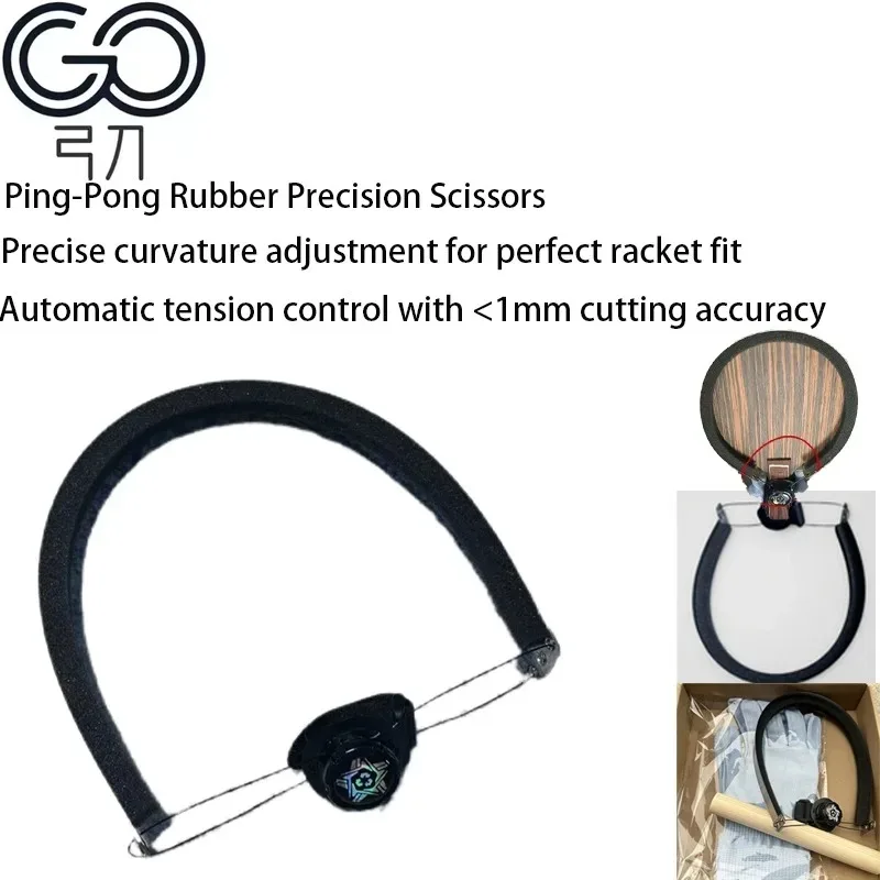 Table Tennis Launcher - Tischtennis Gummi Manuelle Cutter Bowknife Spezielle
