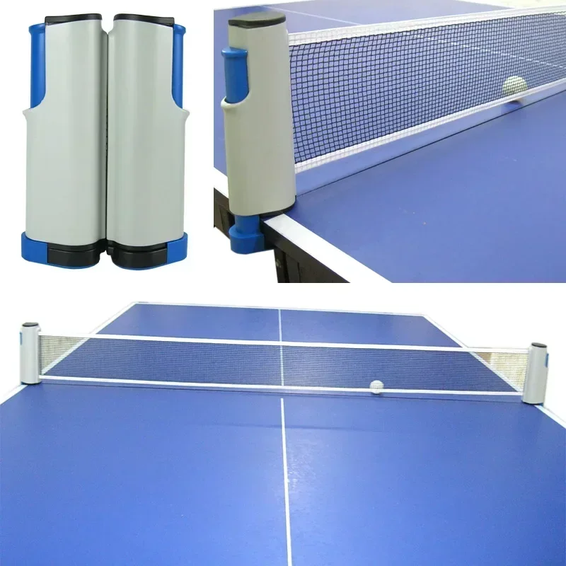 Table Tennis Kit - 2024 Hot Tischtennisnetz überall einziehbares Rack
