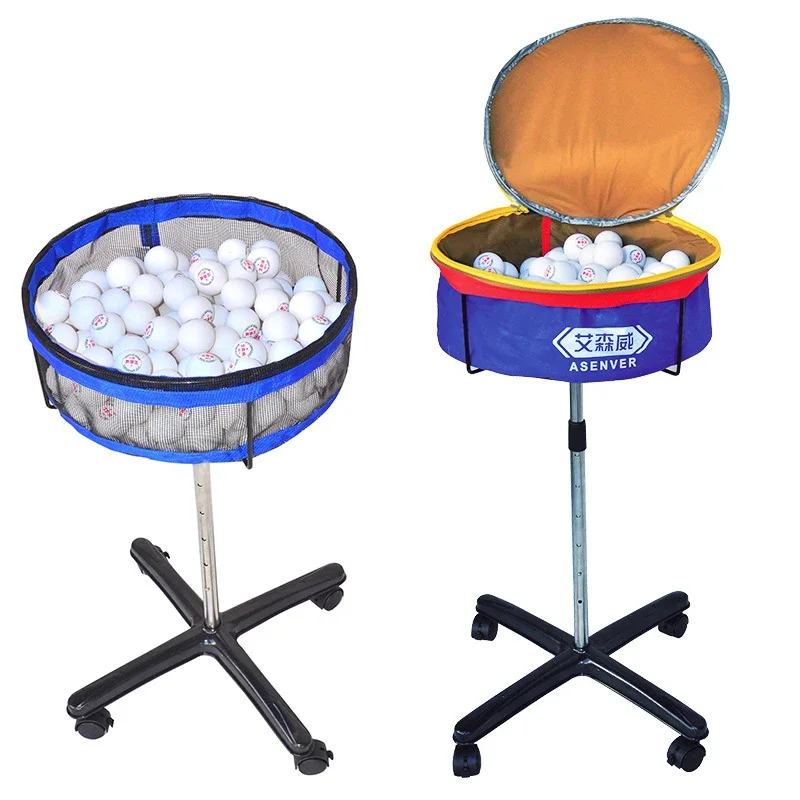 Table Tennis Launcher - Tischtennis-Trainingsgerät, spezielles Sammler-Set für mehrere Bälle,