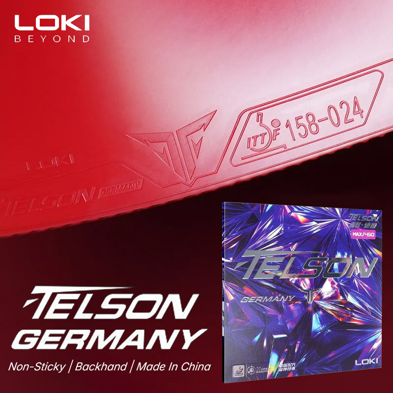 Table Tennis Movie - LOKI TELSON DEUTSCHLAND Tischtennis-Gummi, nicht klebendes