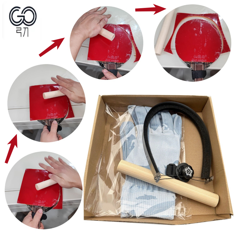 Table Tennis Launcher - Tischtennis Gummi Schleife Schneideschere für Tischtennis
