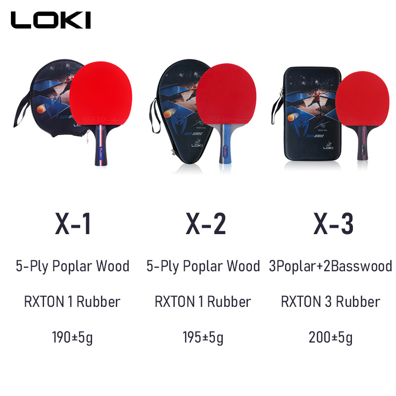 LOKI Tischtennisschläger X Ser – Table Tennis Kit Bewertung und Preis